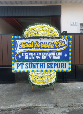 Papan Bunga Duka di Ilir Timur I
