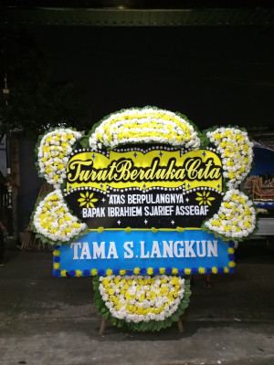 Papan Bunga Duka di Ilir Timur I